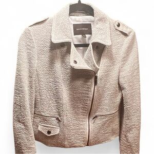 Banana Republic Gray Biker Jacket